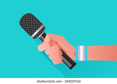 Microphone illustration