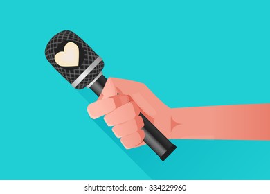 Microphone illustration