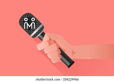 Microphone illustration