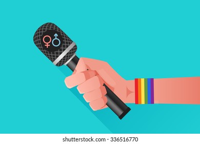 Microphone illustration