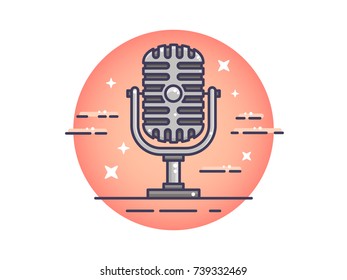 microphone illustration