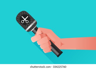 Microphone illustration: Cuts