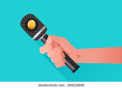 Microphone illustration: Money