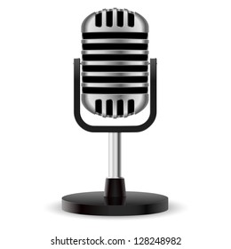 Microphone. Illustration on white background for design