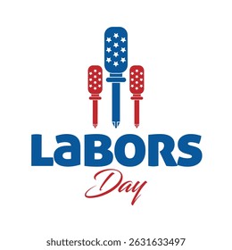 Microphone inspired design for Labor Day celebration