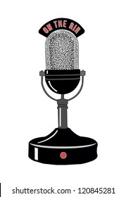 microphone isolated on white background
