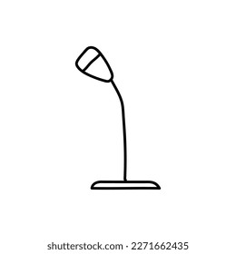 Microphone isolated on white background. Musical item for singing, performances, karaoke. Vector hand-drawn illustration in doodle style. Perfect for cards, decorations, logo.