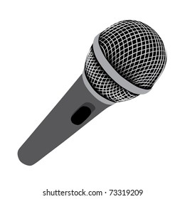 112,495 Black white microphone Images, Stock Photos & Vectors ...