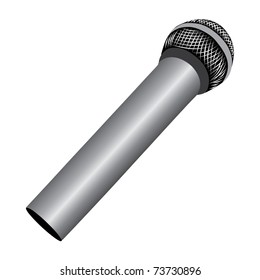 microphone isolated on white background