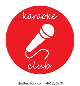 Microphone, karaoke club Vector