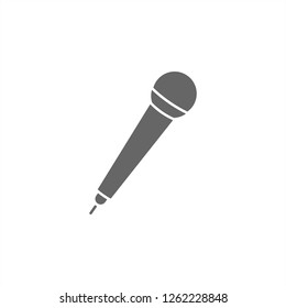 Microphone for Karaoke. Illustration on white background - Vector 