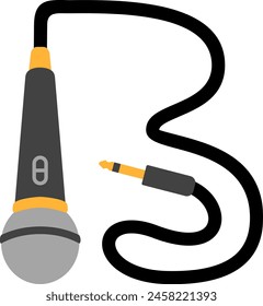 Microphone Letter Alphabet Vector Element
