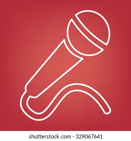 Microphone line Icon