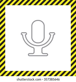 microphone line icon