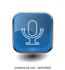 microphone line icon