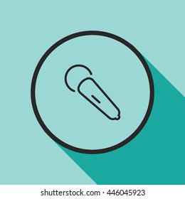 microphone line icon