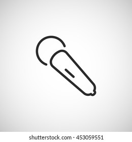microphone line icon