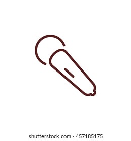 microphone line icon