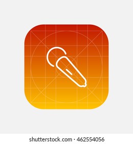 microphone line icon