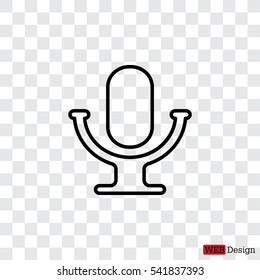 microphone line icon