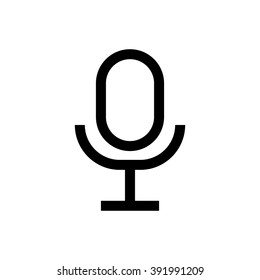 Microphone line icon. Pixel perfect fully editable vector icon suitable for websites, info graphics and print media.