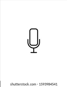 microphone line icon. vector best line icon.
