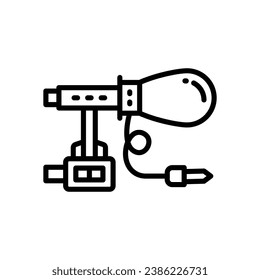 microphone line icon. vector icon for your website, mobile, presentation, and logo design.