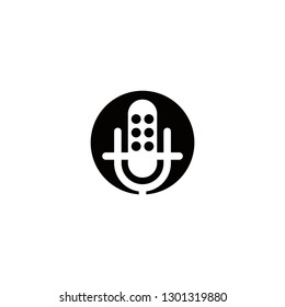 microphone logo design