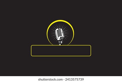 microphone logo design studio logo design unique modern logo