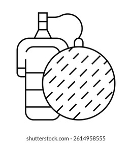 microphone with mesh line icon vector. microphone with mesh sign. isolated contour symbol black illustration