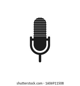 Microphone, Mic icon. Flat style vector EPS.