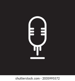 Microphone Mic Icon Logo Design Vector  Stock Vector, mic logo 