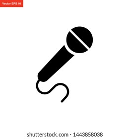 microphone, mic, icon vector design