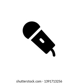 microphone, mic icon vector illustration
