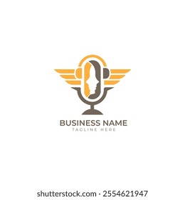 Microphone In The Middle Logo