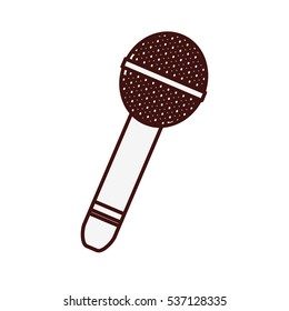microphone music icon image vector illustration design 