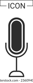 Microphone and music icon  music stage. concept graphic design element and singingvocal
