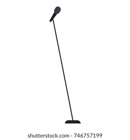 microphone music isolated icon