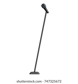 microphone music isolated icon