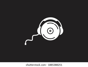 plantilla vectorial de diseño de logotipo de música, micrófono.