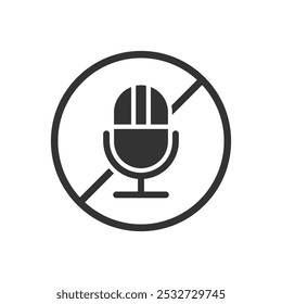 Microphone Mute Icon Sign Symbol