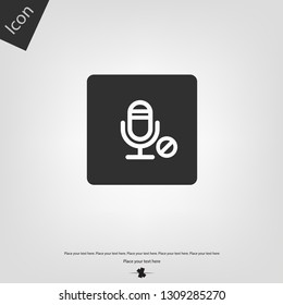 Microphone muted icon
