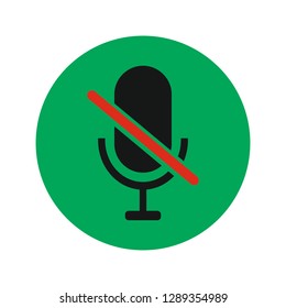 microphone muted icon symbol