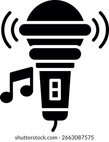 Micrófono Nuevo Vector de diseño de iconos creativos