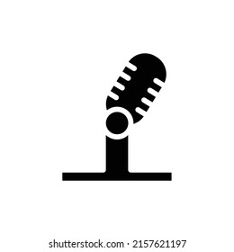 microphone new icon simple vector