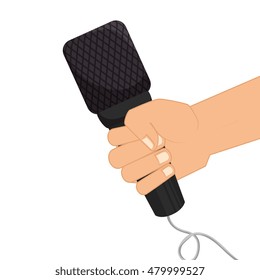 microphone news communication