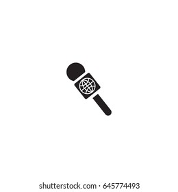 Microphone, News Vector Icon.