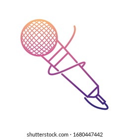 microphone nolan icon. Simple thin line, outline vector of Media icons for ui and ux, website or mobile application