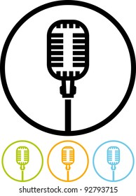 Microphone. On Air - Vector icon