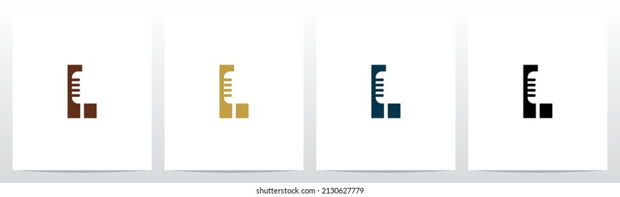 Microphone On Letter Logo Design L